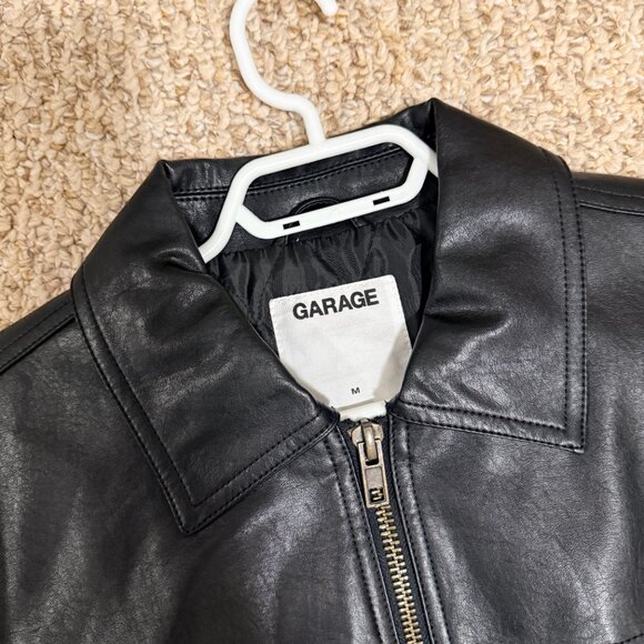 Garage Faux Leather Jacket - Picture 2 of 3